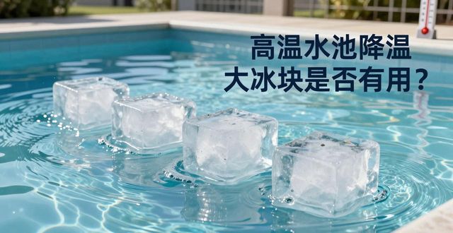 大冰块游泳池降温效果_恩施高温水池降温大冰块_冰块降温实际应用分析